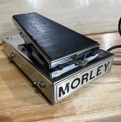 Vintage Morley Volume Pedal. Chrome 1970'S + Cables • $90