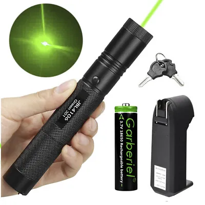 5000Miles 532nm Green Laser Pointer Zoom Visible Beam Light Lazer Batt&Charger • $13.99