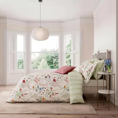 V&A Blythe Meadow Bedding Multi Floral Reversible Duvet Cover Set Or Cushion • £36