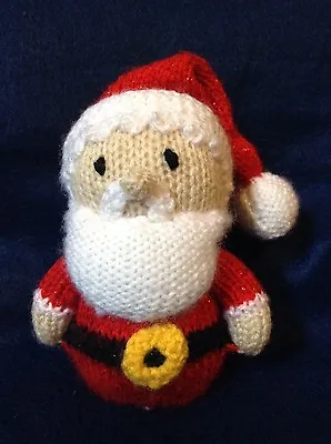 KNITTING PATTERN - Father Christmas Santa Claus Orange Cover Or 15 Cms Toy • £3.25