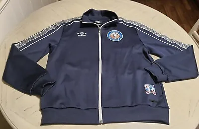 Umbro X Men In Blazers Blue Full Zip Track Soccer Jacket - Medium  • $41.99