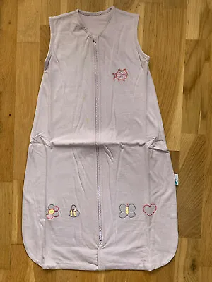 Baby Girls Sleeping Grow Bag Lilac Butterfly Ladybird 0-6 Months 0.5 TOG Summer • £10.50