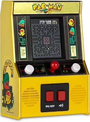 Basic Fun Arcade Classics - Pac-Man Color LCD Retro Mini Arcade Game 2 Players • $20