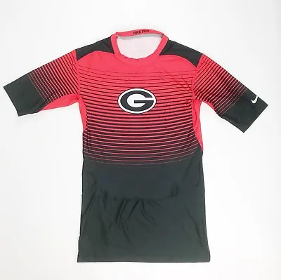 $21 • Buy Nike Men's Large Georgia Bulldogs 1/2 Sleeve Football Compression Shirt 749749