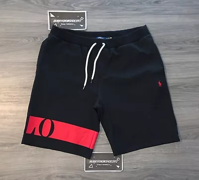 POLO RALPH LAUREN Men's Big & Tall Double Knit Graphic Logo Sweat Shorts NWOT • $49.97