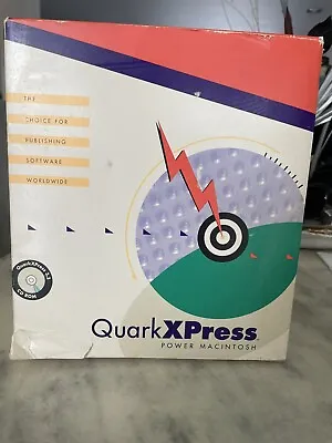 Quark Express 3.3 CD Rom And Instruction Manuals For Vintage Macintosh Computer • $12.90