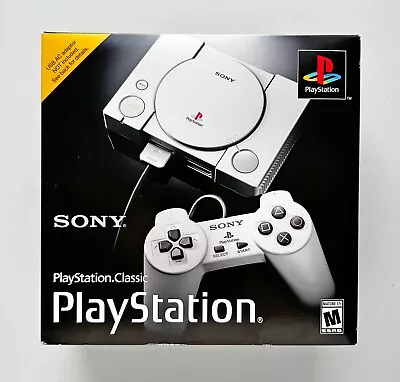 Sony PlayStation Classic Mini Retro Video Game Console PS1 New (Factory Sealed) • $89.95