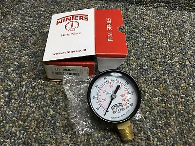 Winters 2  Lead Free Pressure Gauge 0 To 160 Psi   PEM203LF   20JN23 • $23