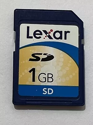 Lexar 1GB SD Camera Memory Card - Tested - Tracked Post • $10