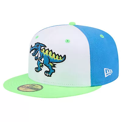 Men's New Era White Myrtle Beach Pelicans Theme Night Pelisaurus Rex 59FIFTY • $41.99