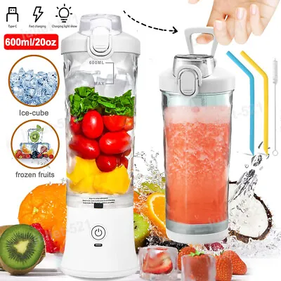 Electric Mini Juice Maker Portable Blender Smoothie Juicer Fruit Machine IPX67 • £19.98