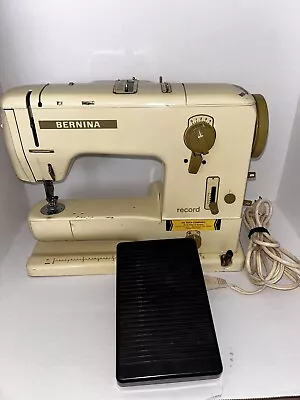 Working Vintage Bernina 730 Record Sewing Machine New Belts And Bulb Installed • $215.97