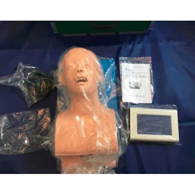 Intubation Manikin Study Teaching Adult Airway Management Trainer 110V W/Tube  • $234.96