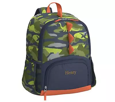 Pottery Barn Kids -  Mackenzie  Critter Dino Backpack -  Monogramed COOPER • $29.99