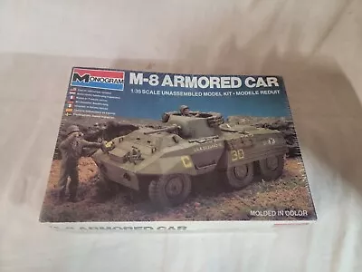 Monogram 1/35 Model Military Tank Kit M-8 Armored Car 6402 Sealed • $20