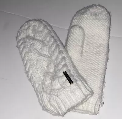 Michael Kors MK Cable Knit Mittens Gloves - Vanilla White Cream • $30