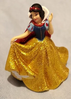 Disney Princess SnowWhite Figure Glitter Dress 10cm Toy Cake Topper • £10
