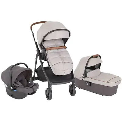 3 In 1 Travel System Stroller Pram Car Seat Pushchair Carry Cot Graco Near2Me UK • £469.99