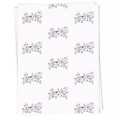 'Musical Hearts' Gift Wrap / Wrapping Paper / Gift Tags (GI038634) • £3.99