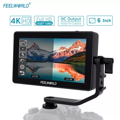 Feelworld F6 Plus 5.5  3D LUT  Monitor  Screen For DSLR Gimbal O7V9 • $271.83