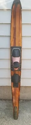 Vintage 60's 70's - Maherajah Slalom Water Ski Wood 70  Concave Model • $142.49
