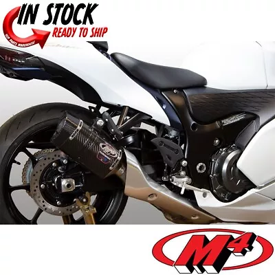 M4 Exhaust 2022-2023 Suzuki Hayabusa Dual Carbon Tech 1 Slipon Exhaust Genuine • $969