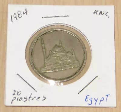 Egypt 1984 20 Piastres Coin L91P1 Nice Coin • $3.99