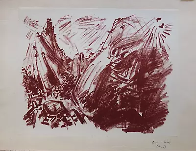 Masson André Original Lithograph Signed 1960 Abstraction Surrealism Art • $302.40