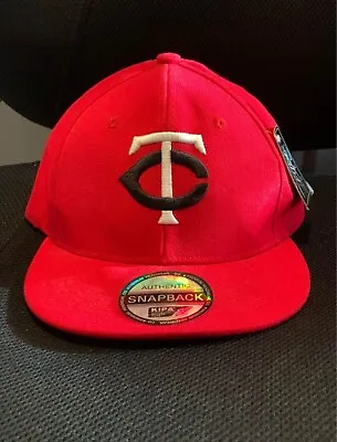 Red MN Twins Baseball Cap NWT Adjustable SnapBack Embroidered Logo • $9.99