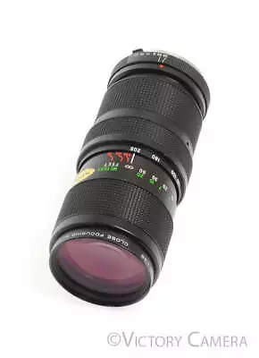 Vivitar 75-205mm F3.8 Close Focusing Macro Telephoto Zoom Lens For Minolta • $34.95