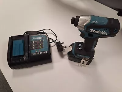 Makita DTD155 Brushless Impact Driver With 4ah Battery And Charger • £85