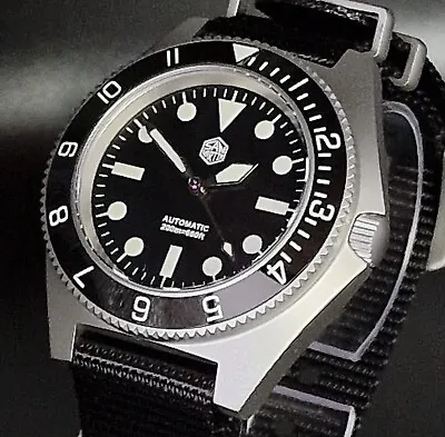 Seiko NH35A Automatic Military Dive Watch - San Martin - Type 1 • £285