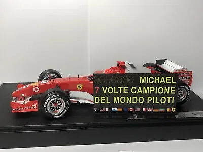 Pitboard 1:18 (Pizarra F1) / Michael Schumacher (Ferrari) 2004 / 7 Championships • $6.39