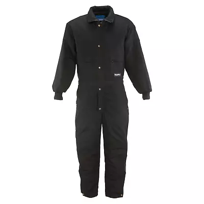 RefrigiWear Men's ComfortGuard Insulated Coveralls Water-Resistant Denim Shell • $203.24