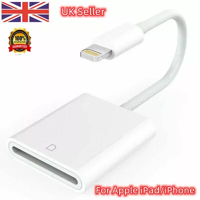 3 In1 USB Camera Connection Kit Card Reader Adapter For Apple IPad/iPhone HQ • £9.56