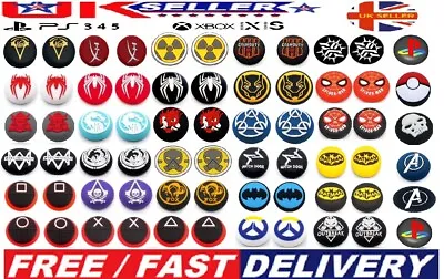 Marvel DC Thumb Grips PS5 / PS4 / XBOX One X / S Joystick Controller Skin Caps • £2.79