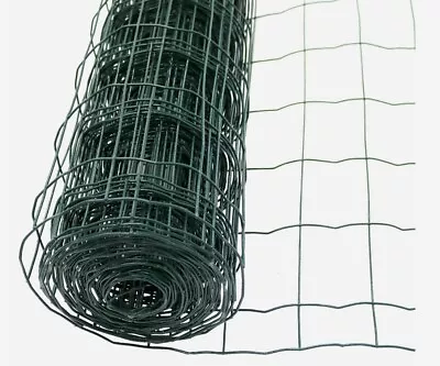  1.2 M X 10m Green PVC Coated Galvanised Steel Wire Mesh Garden Fencing  • £36.90