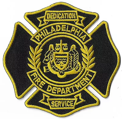 $6.95 • Buy Philadelphia Fire Department Dedication Service NEW - Fire Patch