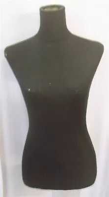 Store Display Fixtures FEMALE TORSO MANNEQUIN 28  Tall Black Covering • $55