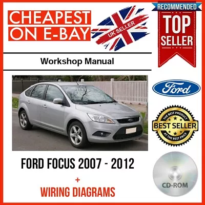 $8.53 • Buy FORD FOCUS 2007 - 2012 Workshop Service Repair Manual Guide + WIRING DIAGRAMS  