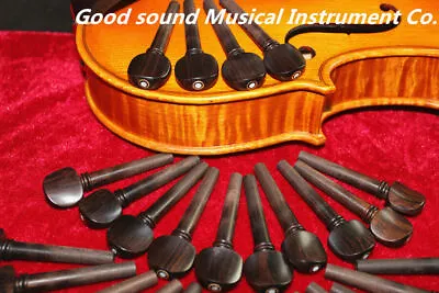 8pcs High Quality Natural Ebony Viola Tuning Pegs  Viola Parts • $11.99