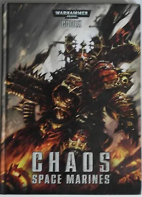 LOT#4  Warhammer 40k 6th Edition Codex - Chaos Space Marines NEW • £6