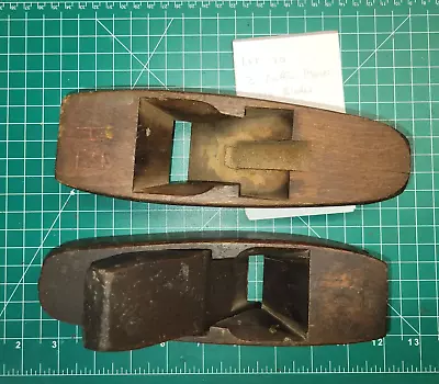 Lot Of 2 Vintage Wood Coffin Planers No Blade Lot 70 • $19.95