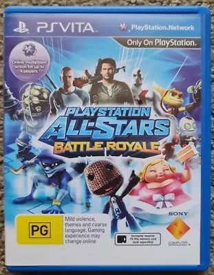 LIKE NEW! Playstation All-Stars Battle Royale PSVITA - FREE POST! • $24.95