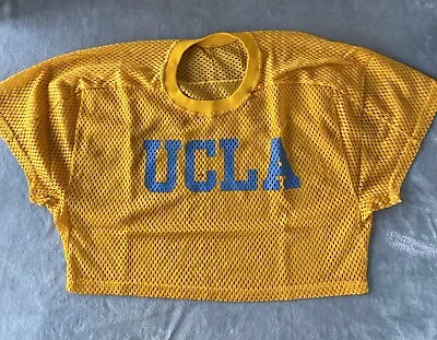 Vintage UCLA Nylon Mesh Football Jersey Cropped See Through  • $34.99