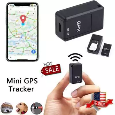 Mini Magnetic GPS Tracker Car Truck Vehicle Locator Real-time GSM GPRS GF07 USA • $9.79