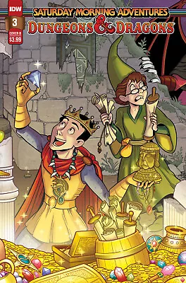 $9 • Buy Dungeons & Dragons: Saturday Morning Adventures #3 CVR B IDW *PRE-ORDER 24/5/23*