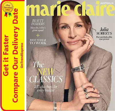 Marie Claire Australia Magazine March 2024 Julia Roberts The New Classics • $10.90