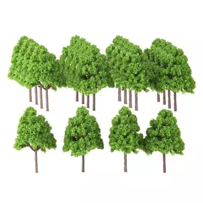 25 N Scale Model Tree Diorama Train Railroad Architecture Park Scenery 1/150 • $9.59