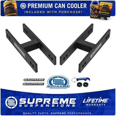 3  Front Lift Kit For 99-05 Ford F250 F350 Excursion 4WD Adjustable Shackles • $69.95